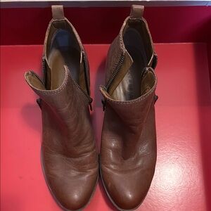 Lucky Brand Brown Heeled Boots